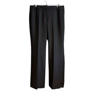 Talbots Petites Wide Leg Classic Trouser Pants Black NWT Size 10P